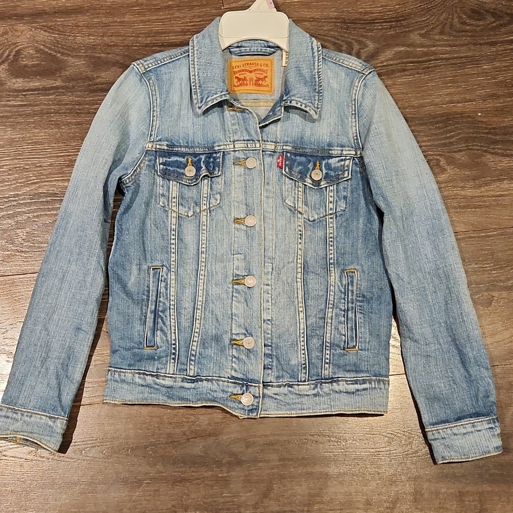 ❤️ LEVI'S STRETCH DENIM TRUCKER JEAN JACKET, XS